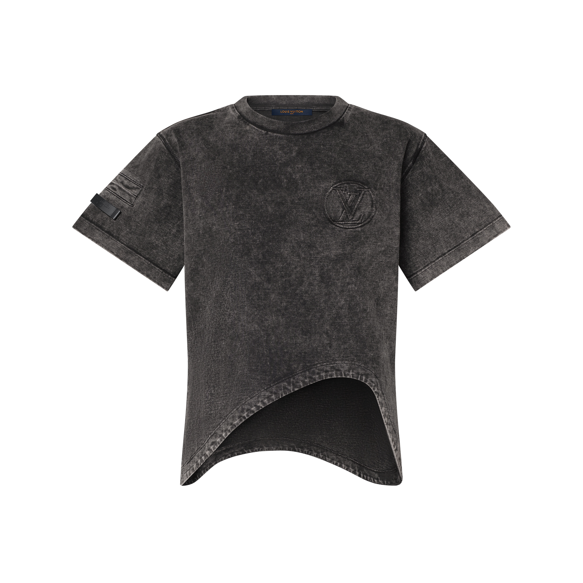 T-shirt A Maniche Corte MAN Con Orlo Curvo | Boohoo - Foto 8